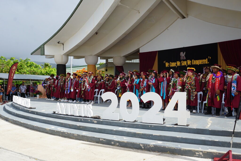 Ninety-seven students have graduated from Kagman High School this year.