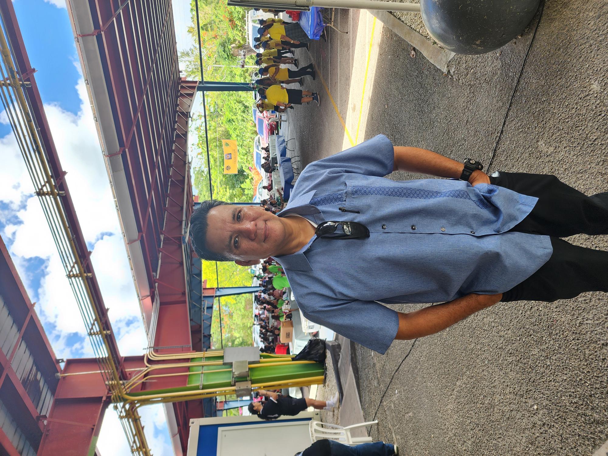 Philippine Consul to Guam Joaquin Ricardo Aragon poses for Variety.