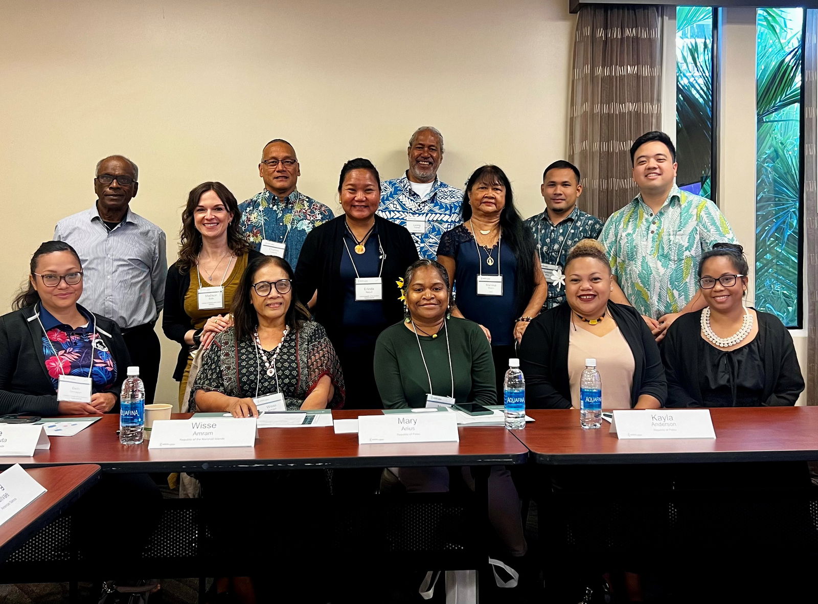 Pacific workshop group with Zack Lum.