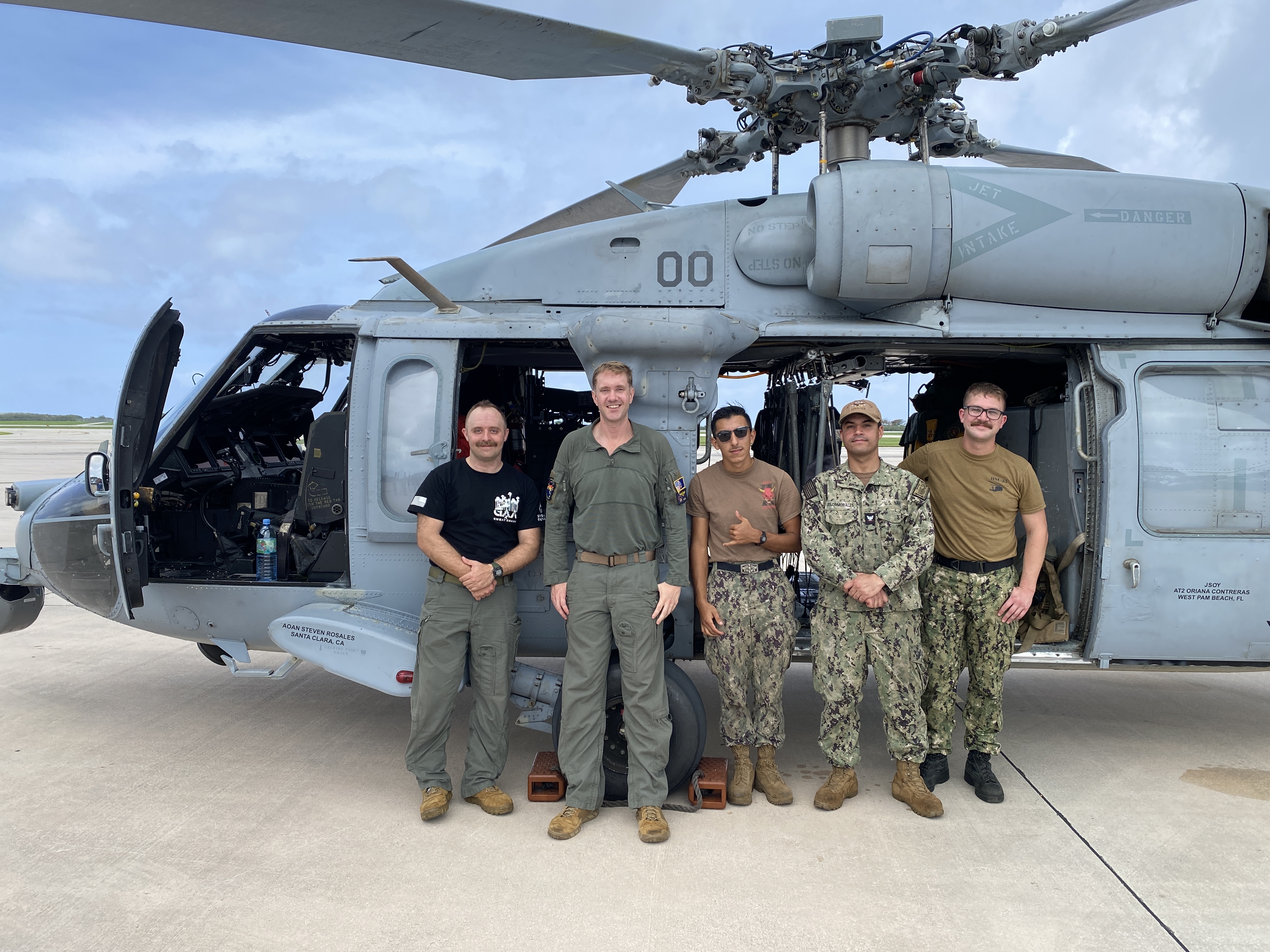 The “Island Knights” are the crew of Helicopter Sea Combat Squadron 25. 
