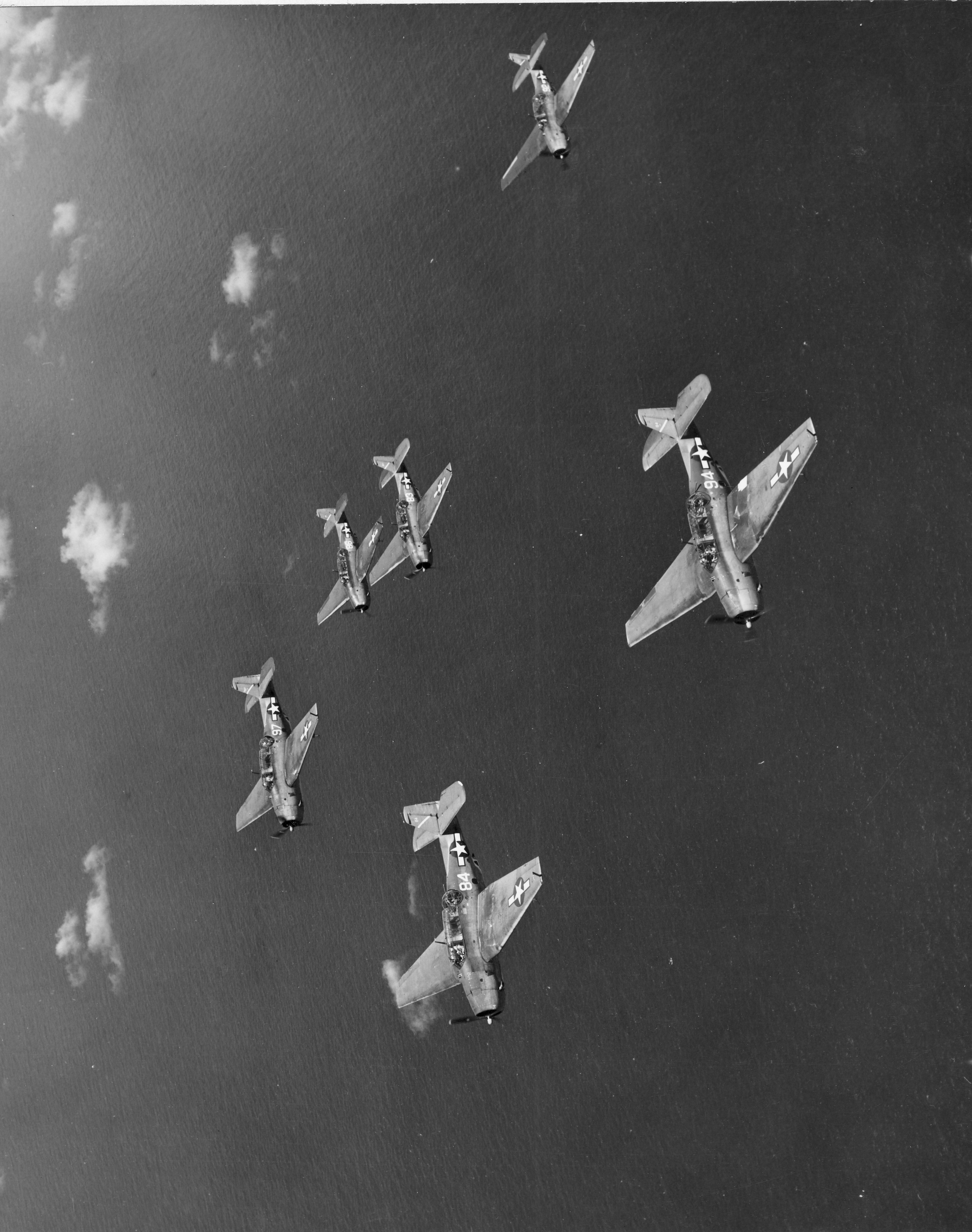 TBFs en route to Pagan.