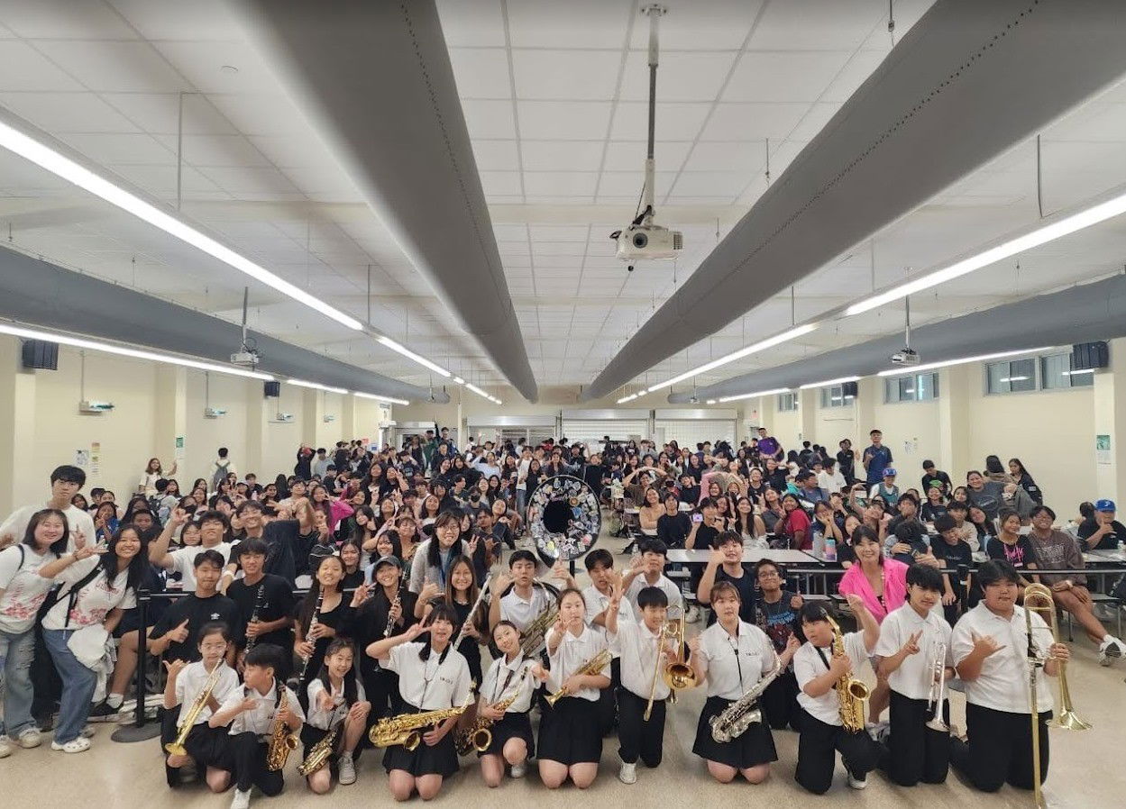 At Marianas High School.