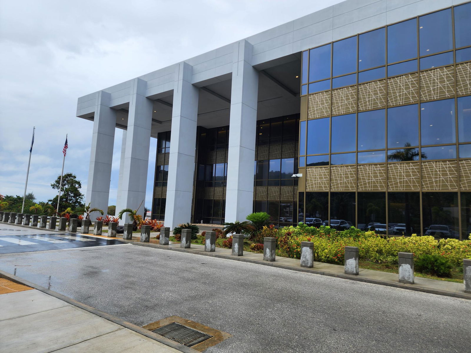 The United States Courthouse in Gualo Rai, Saipan.