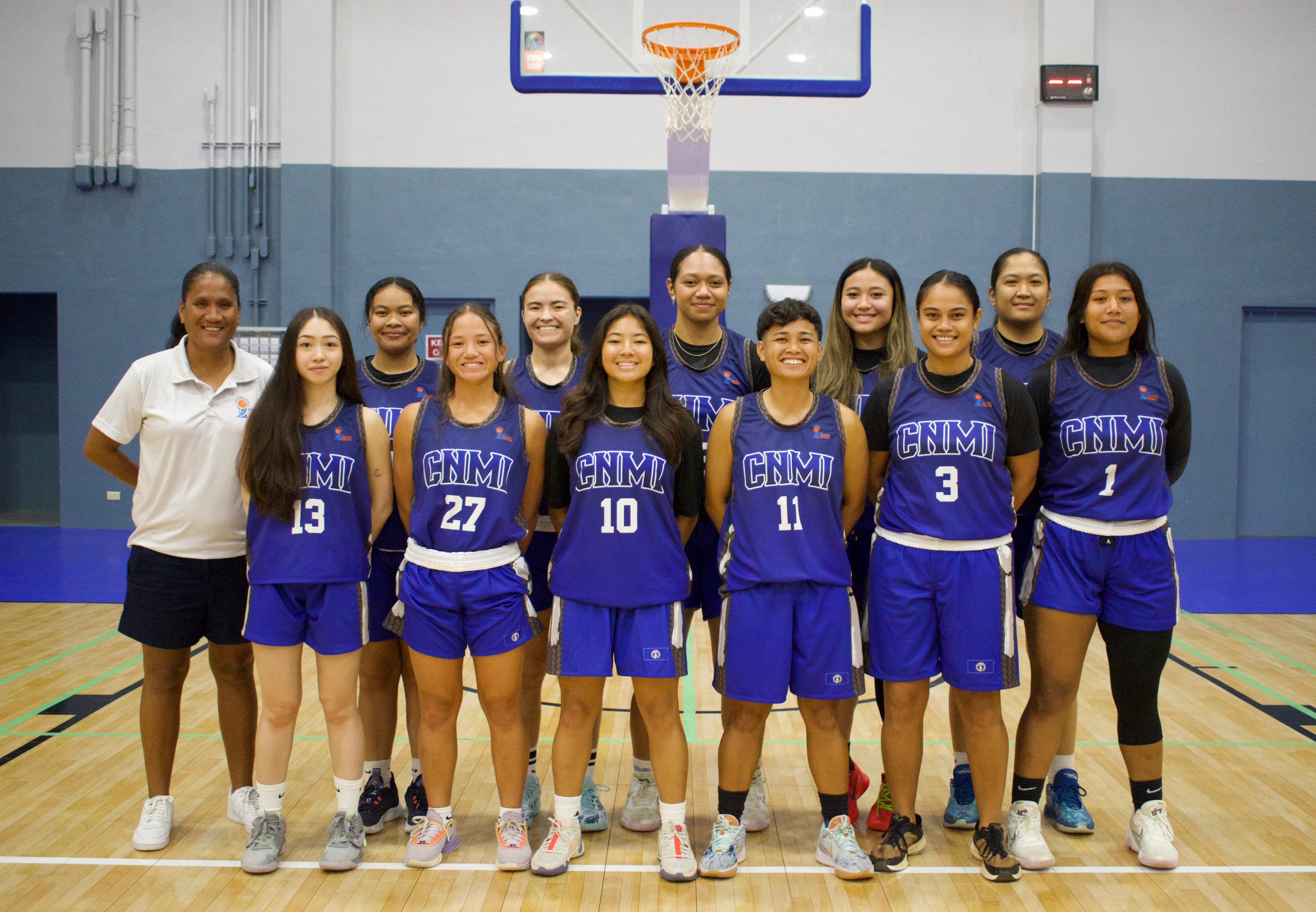 The NMI Women's Basketball Team
