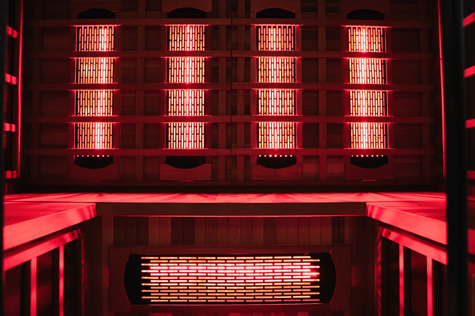 Latte Built Fitness now offers a red-light infrared sauna.