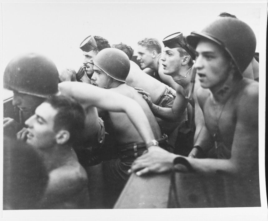 Members of an Underwater Demolition Team