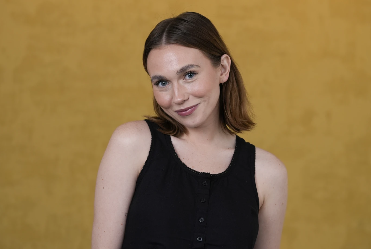 Canadian actor and comedian Veronika Slowikowska poses for a portrait on May 17, 2024 in Los Angeles.