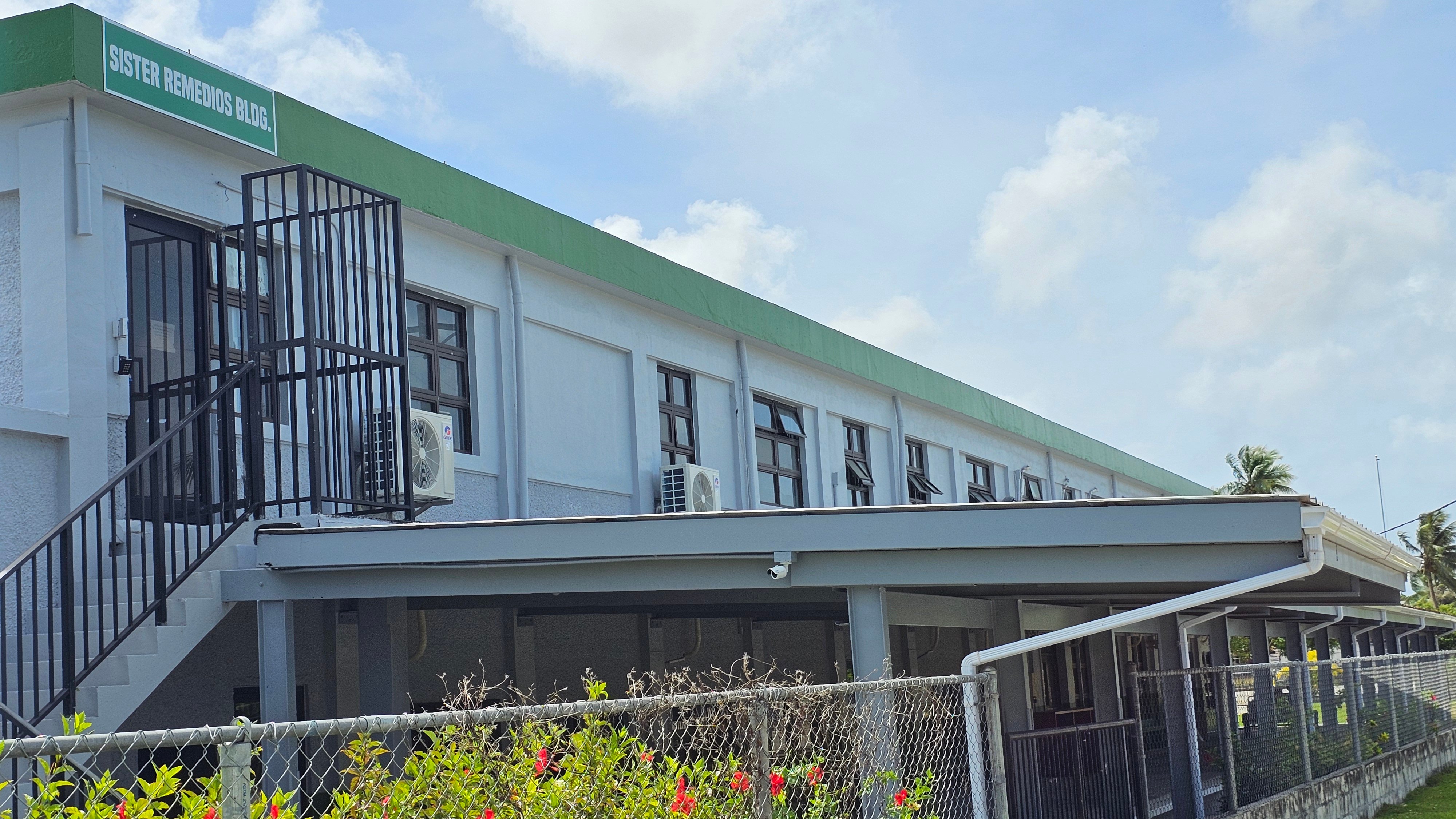 Facade view of the new GMS.