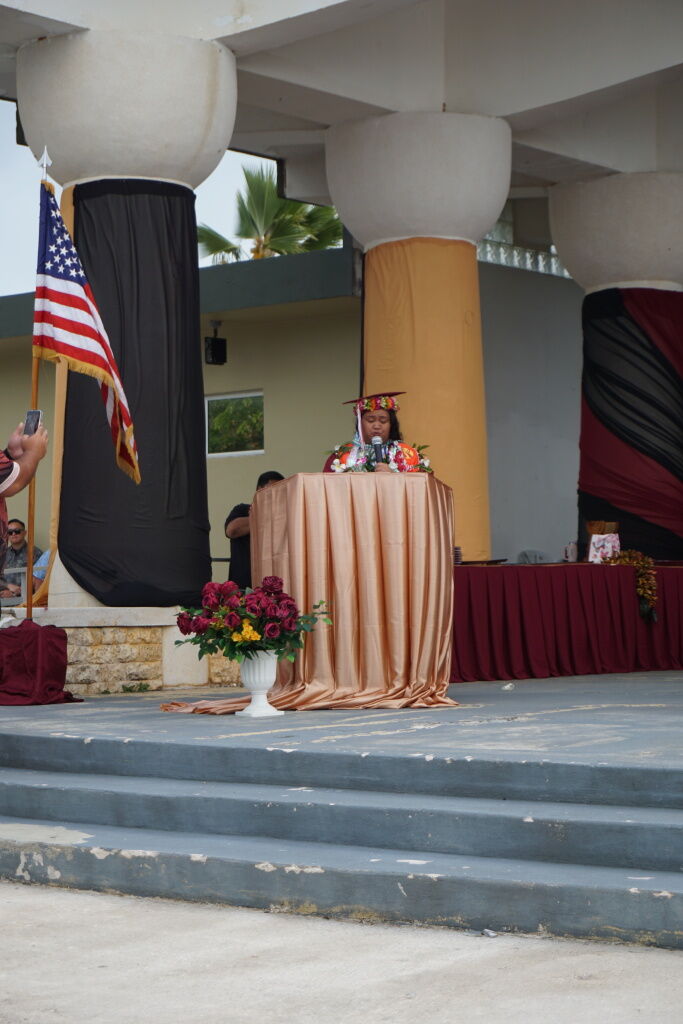 Valedictorian Zunica Aldan Castro