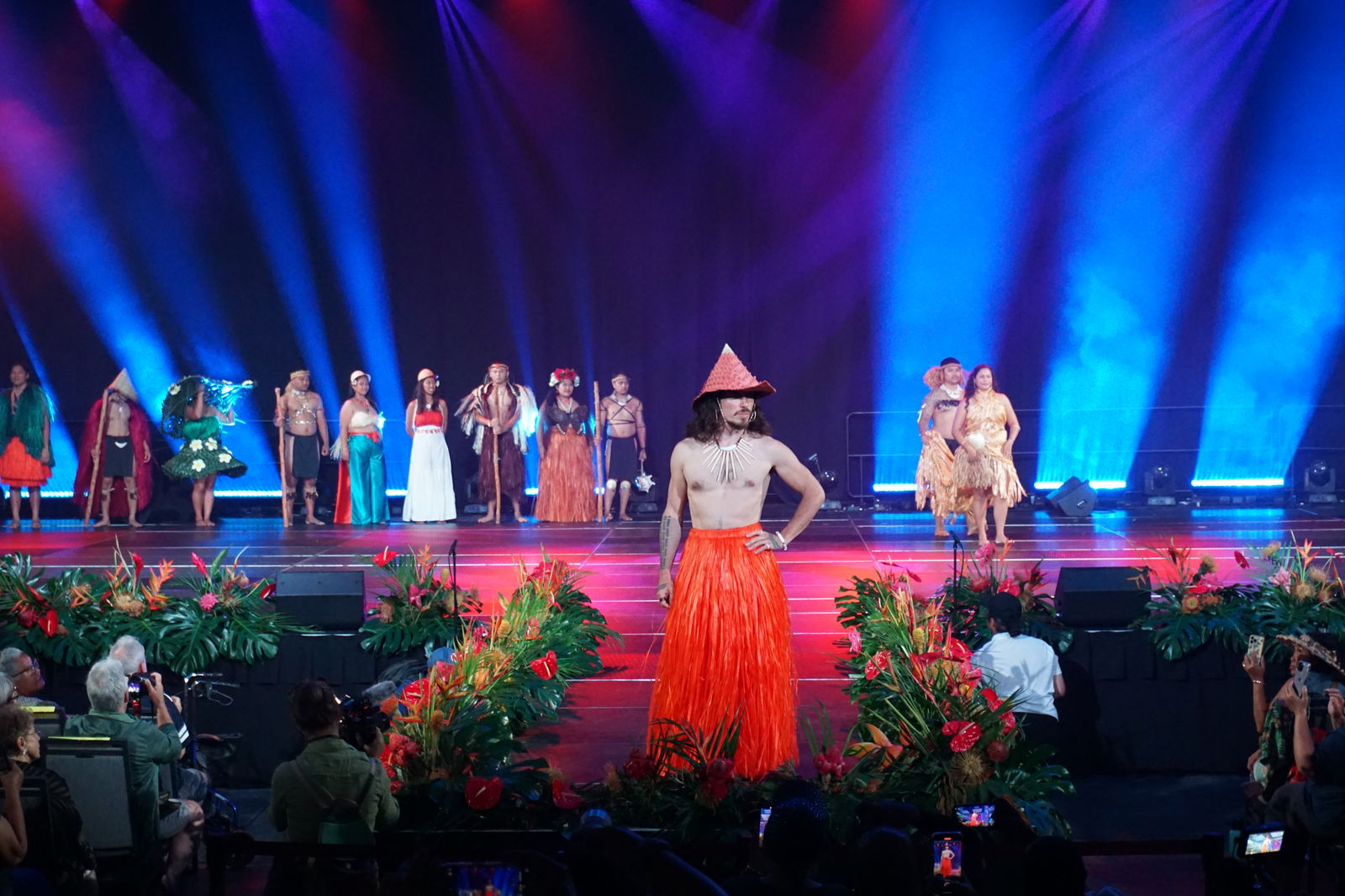 Roquin-Jon Quichocho Siongco​, who has been weaving for nearly 20 years, draws inspiration from his Chamorro ancestry and his modern style.​