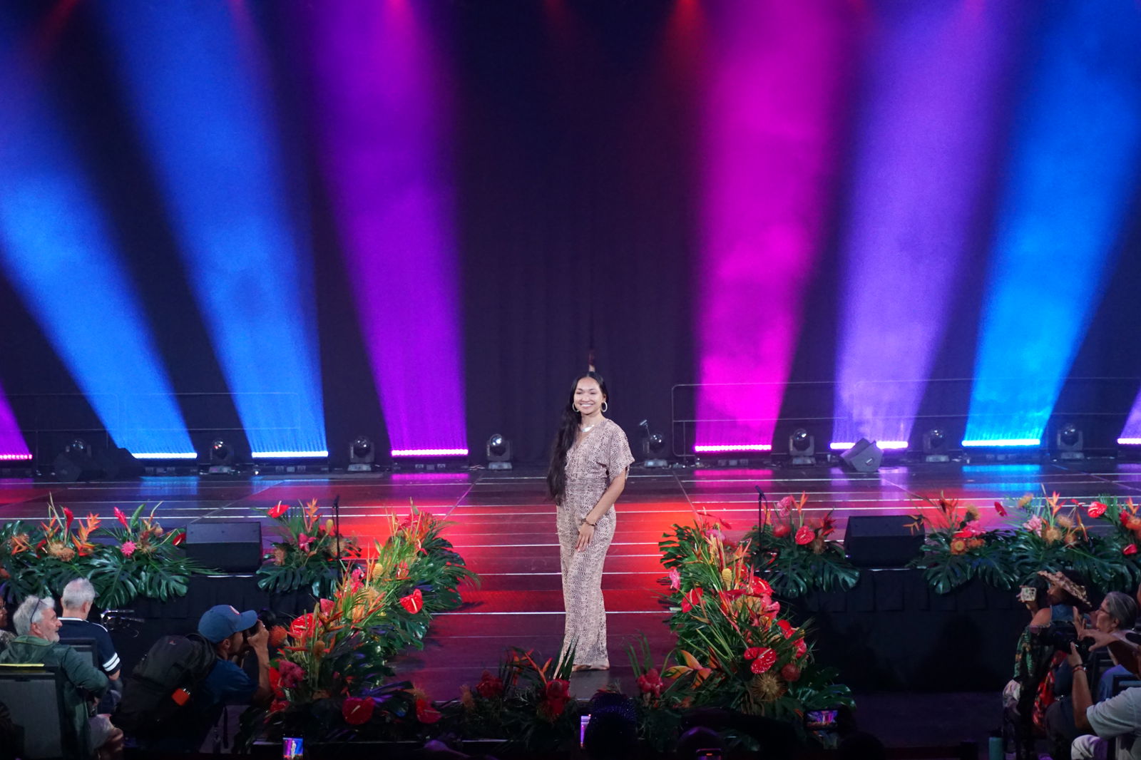 Former Miss Marianas Shannon Sasamoto drew inspiration for her fashion collection from the alileng shell.​