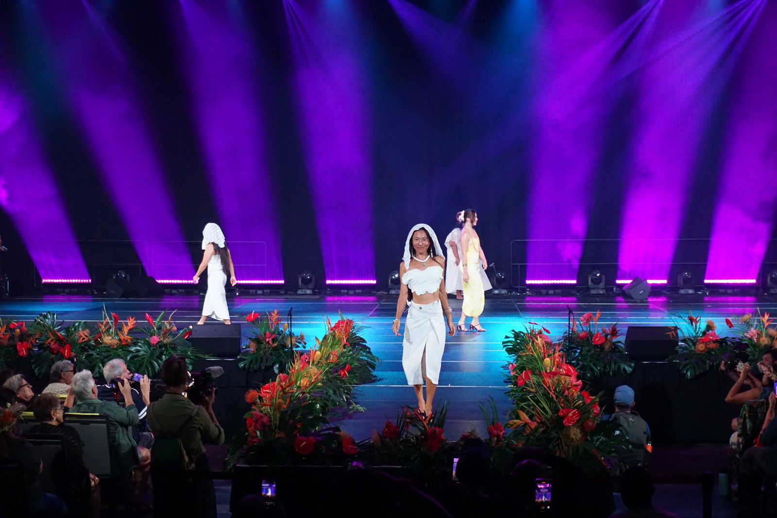 Models showcase the fashion creations of Franceska De Oro, who calls her style the “aesthetics of the manbiha.” ​