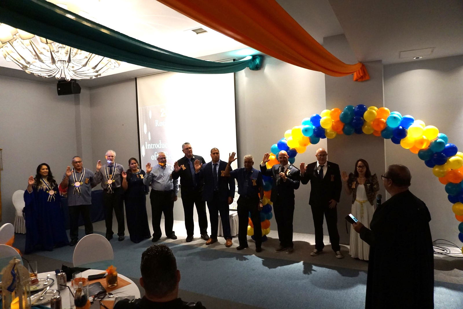 The other new officers of the club are Charles Cepeda is president-elect; Brian Clayton, vice president; Catherine Attao, secretary; Glen Perez, treasurer; Curtis Dancoe, sergeant-at-arms; Das Krishnan, club service director; Billy Grow, community service director; Sean Ficke, foundation director; Derek Cutting, vocational director; Greg Borja, new generation director; and Irene Holl, international director.