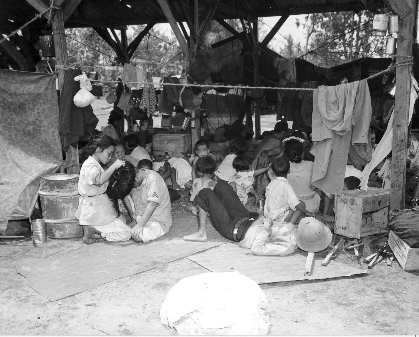 Japanese internment camp on Saipan.