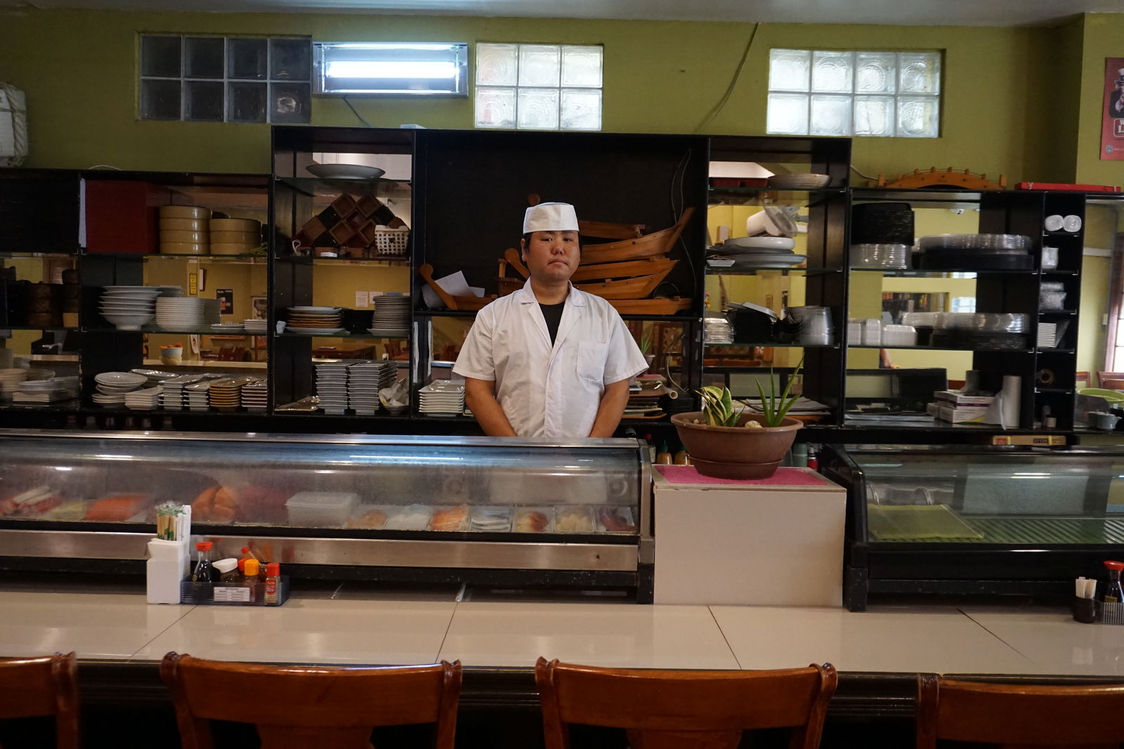 Chef Ryuta Yoshimoto loves the island’s climate and beaches. 