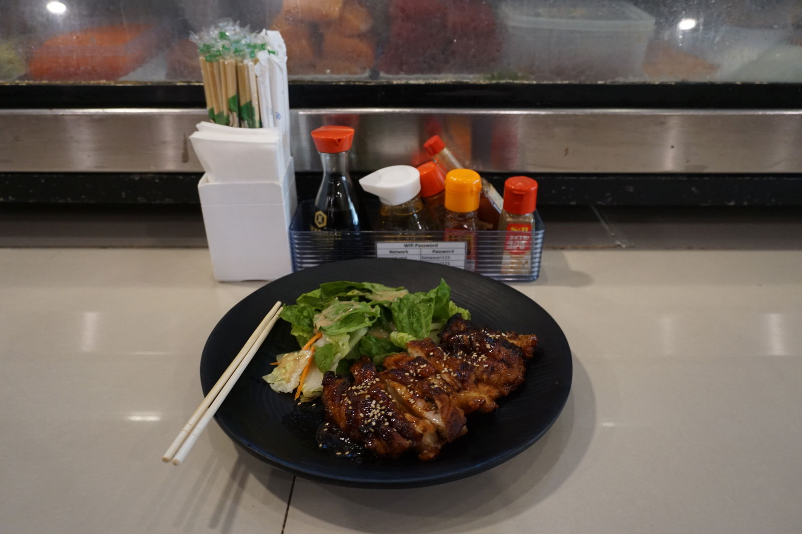 The chicken teriyaki steak is $8 only.