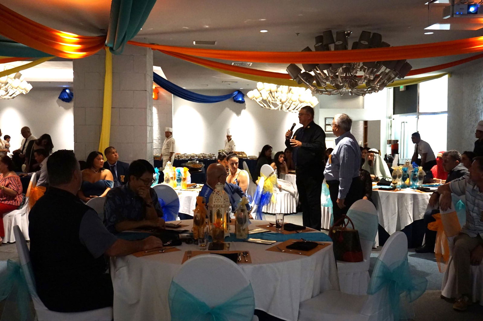 The Rotary Club of Saipan installed its new officers on Sunday, July 7 at Kensington Hotel.