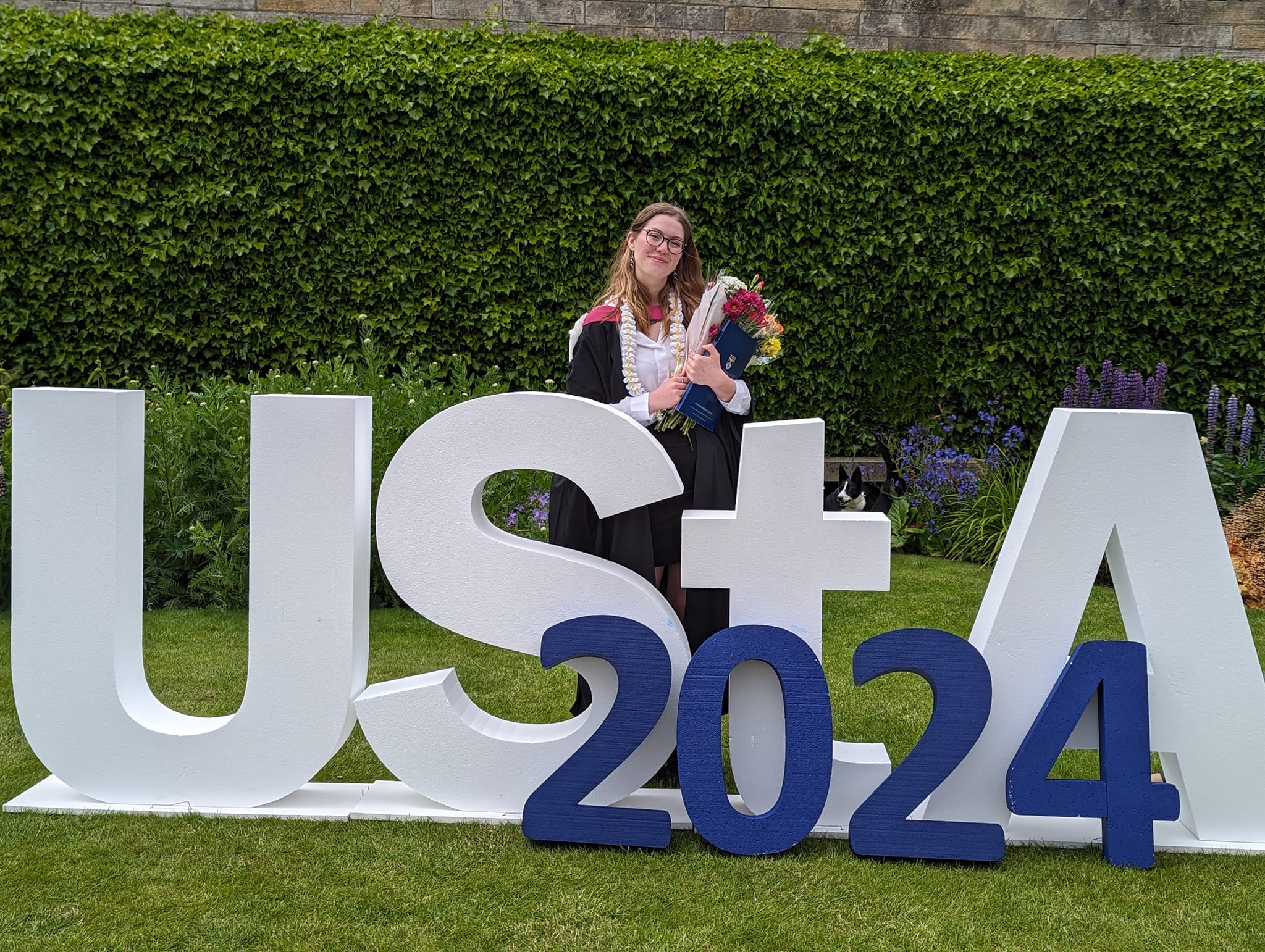 Anika Snyder at the University of St. Andrews in Scotland.