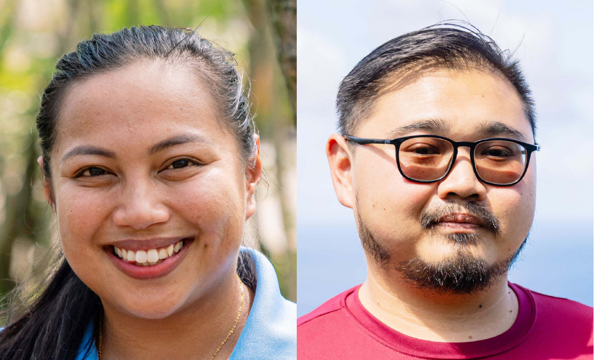 Amanda Santos and Lee Roy Sablan Jr.