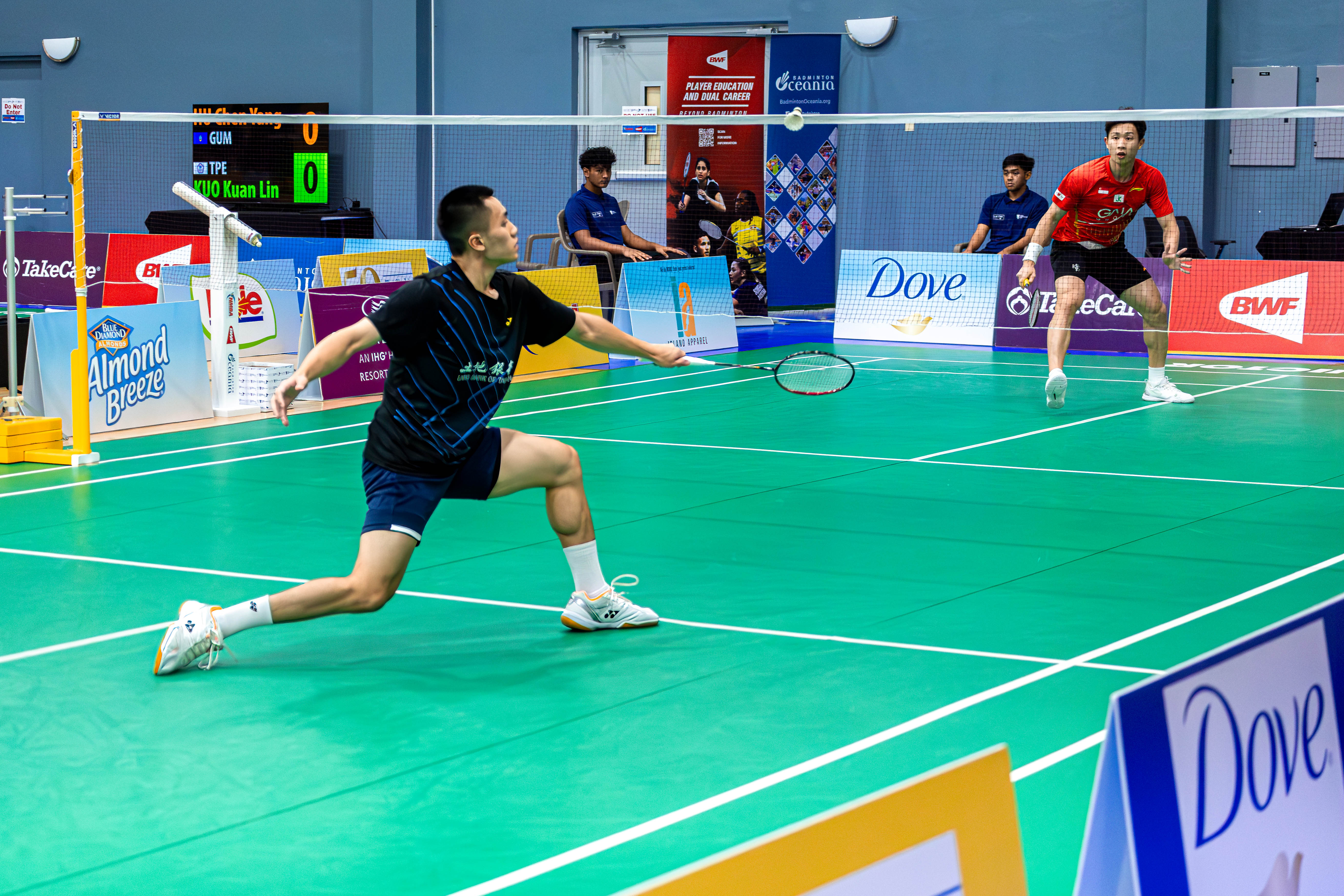 An intense match that went to best of three: Jia Wei Joel Koh of Singapore against Yi Liu of Chinese Taipei with Koh coming out on top.