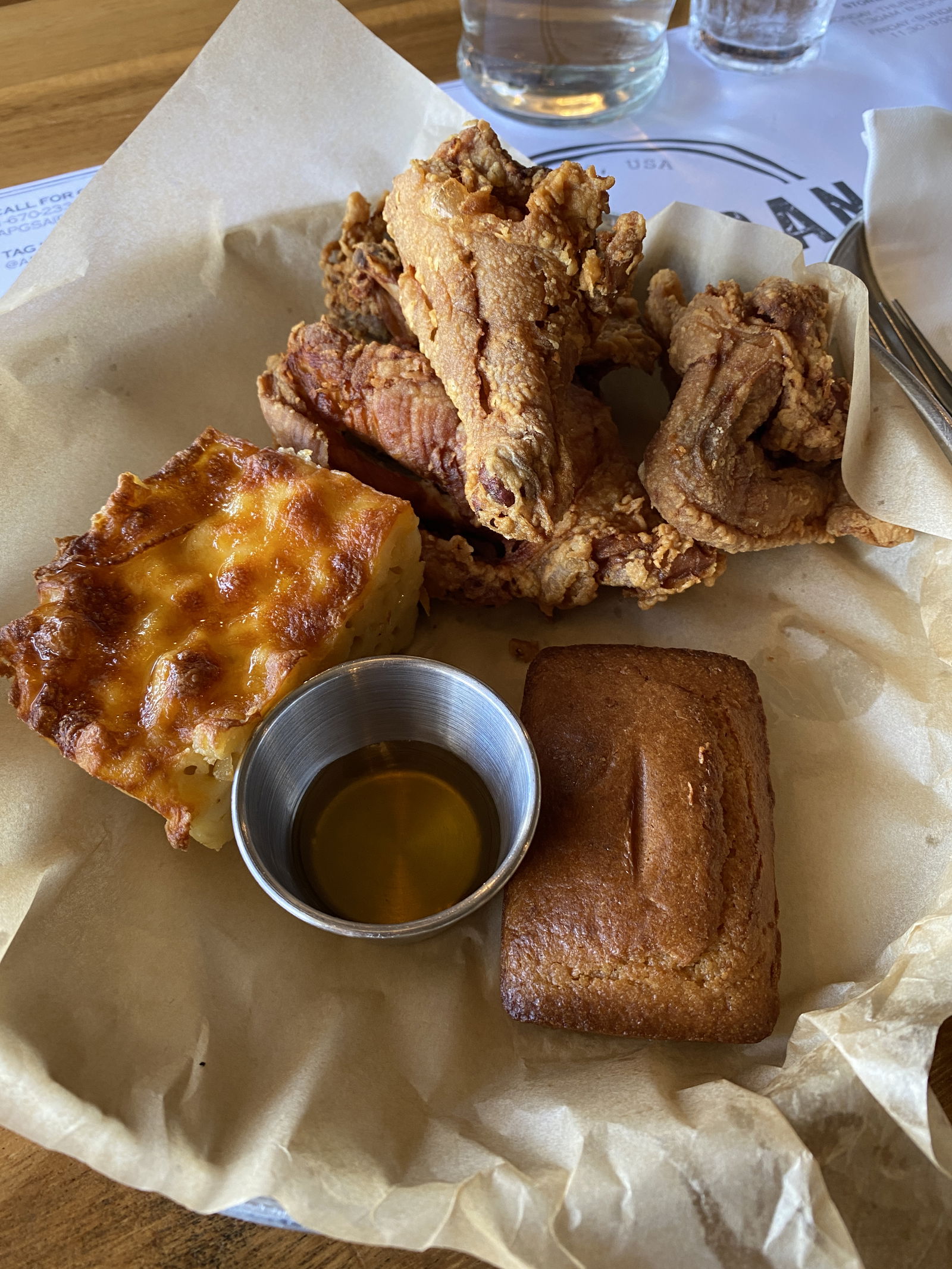 American Pizza & Grill’s chicken menu starts at $15 for two pieces of crispy fried chicken.