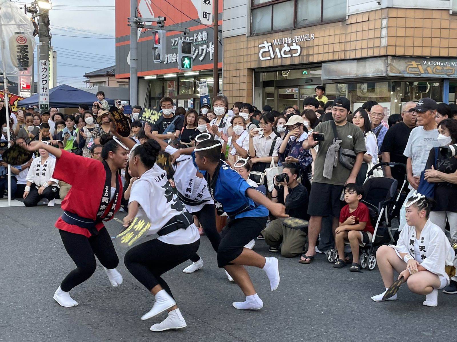 Vianny Mettao, Leon Wabol and Connie Mettao are the center of attraction at the Kitamachi festival.