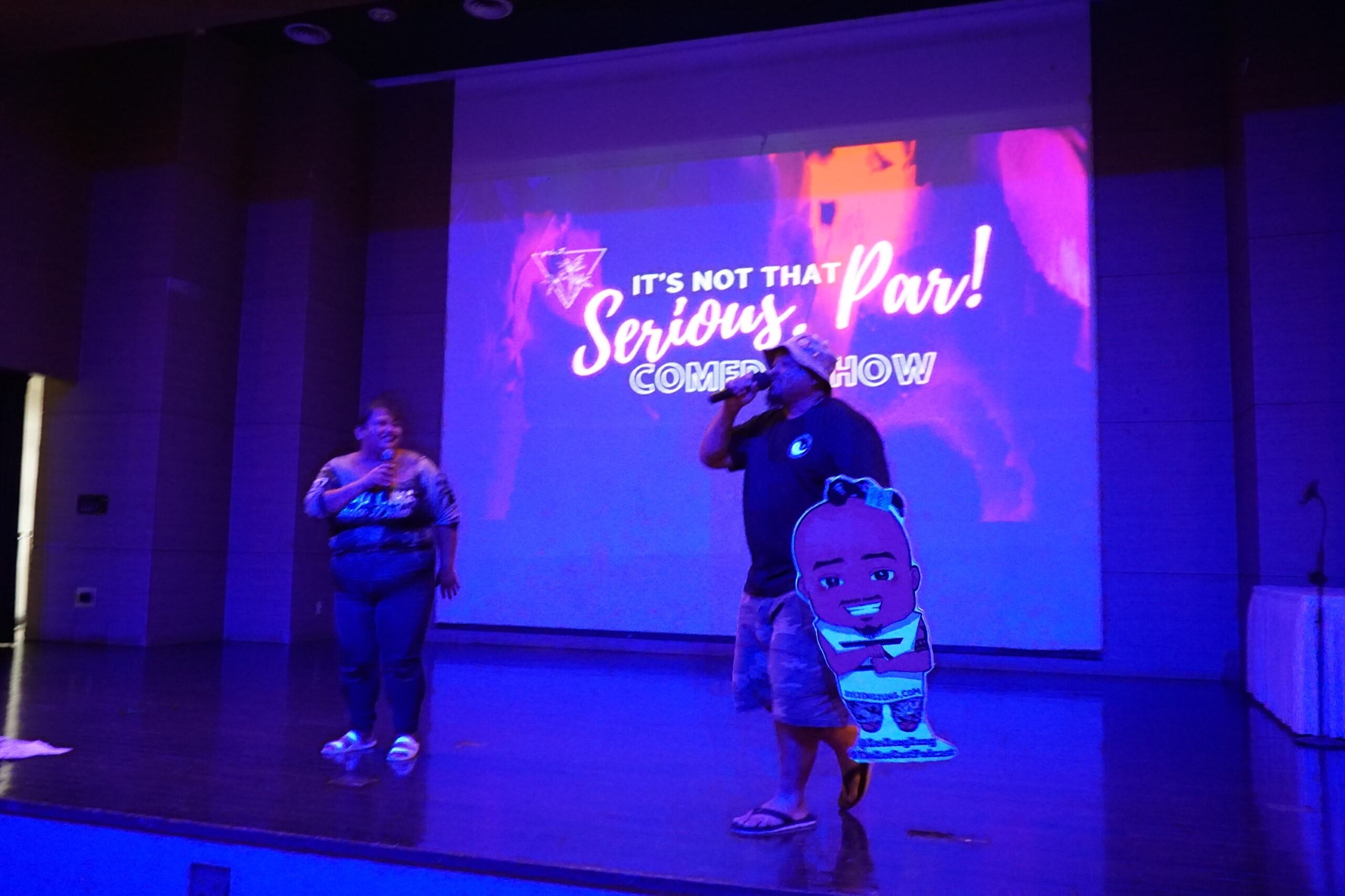 NettyCee, left, and Josh Zengzung perform "Solit Like."