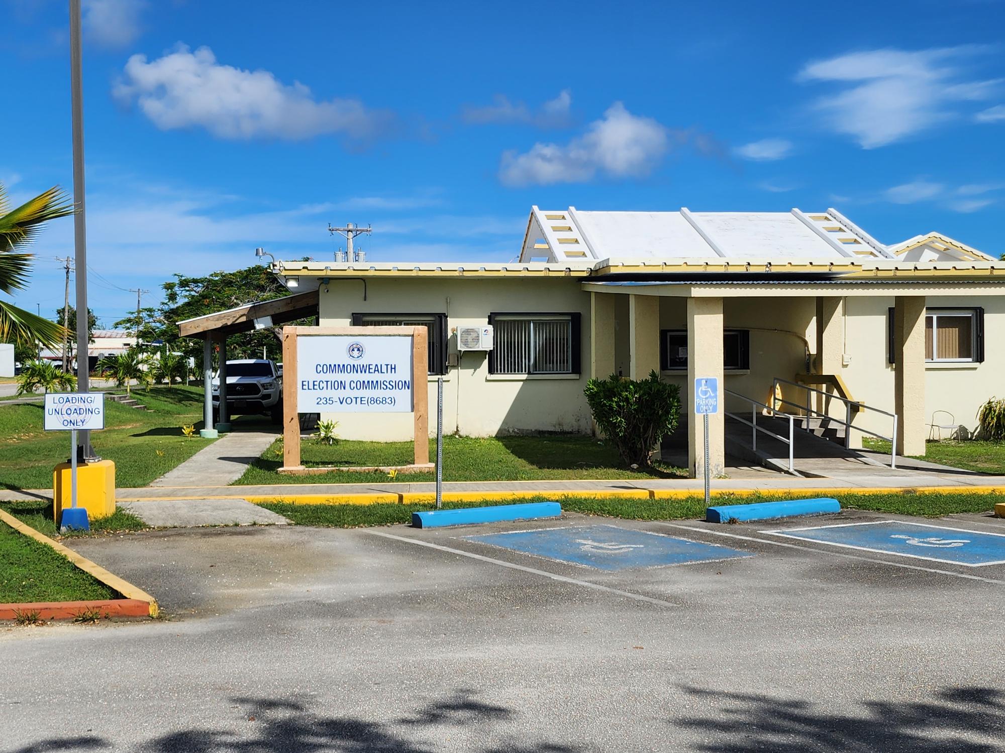 The Commonwealth Election Commission office in Susupe.