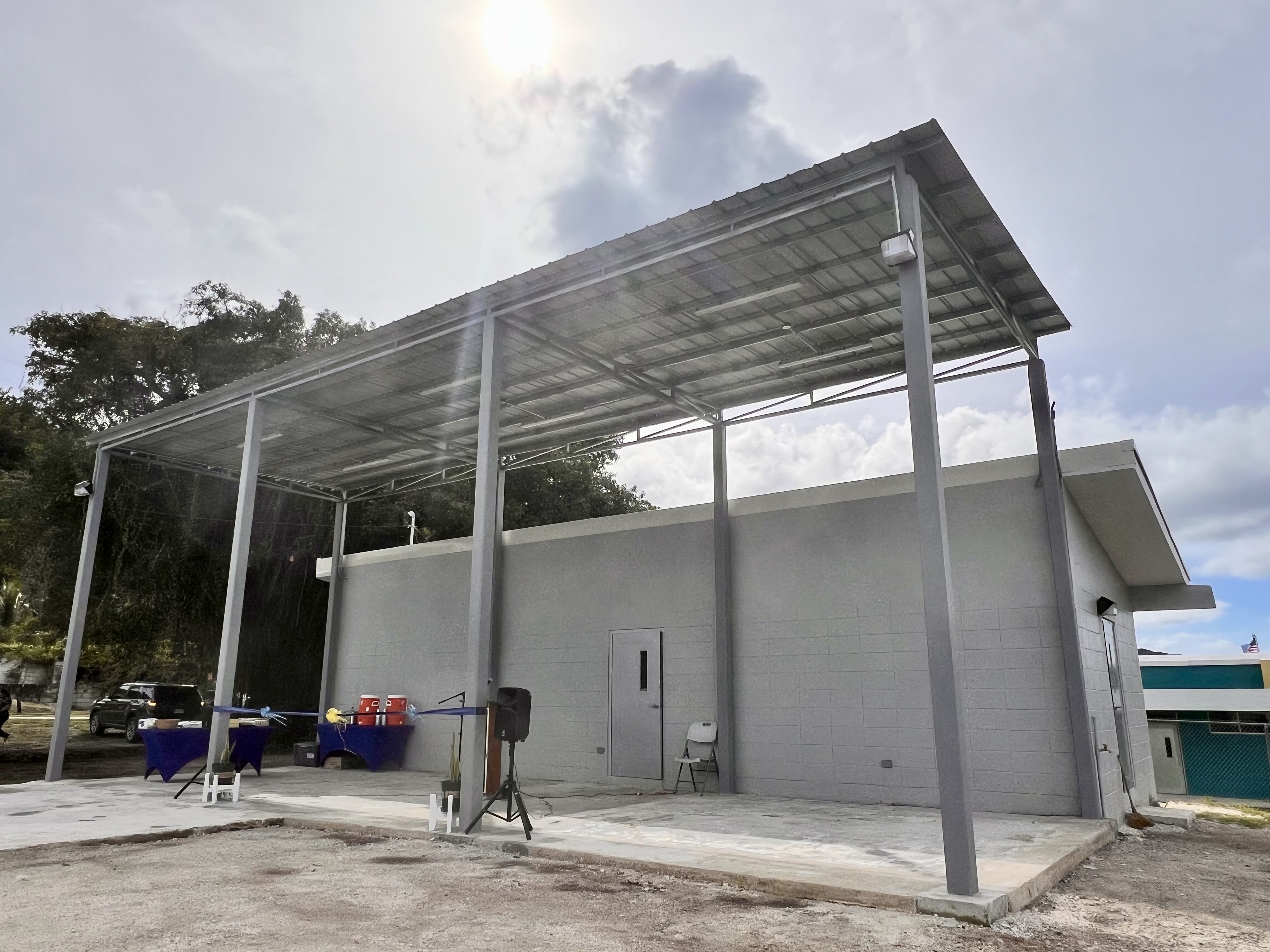 The exterior of the new Rota OPT facility.