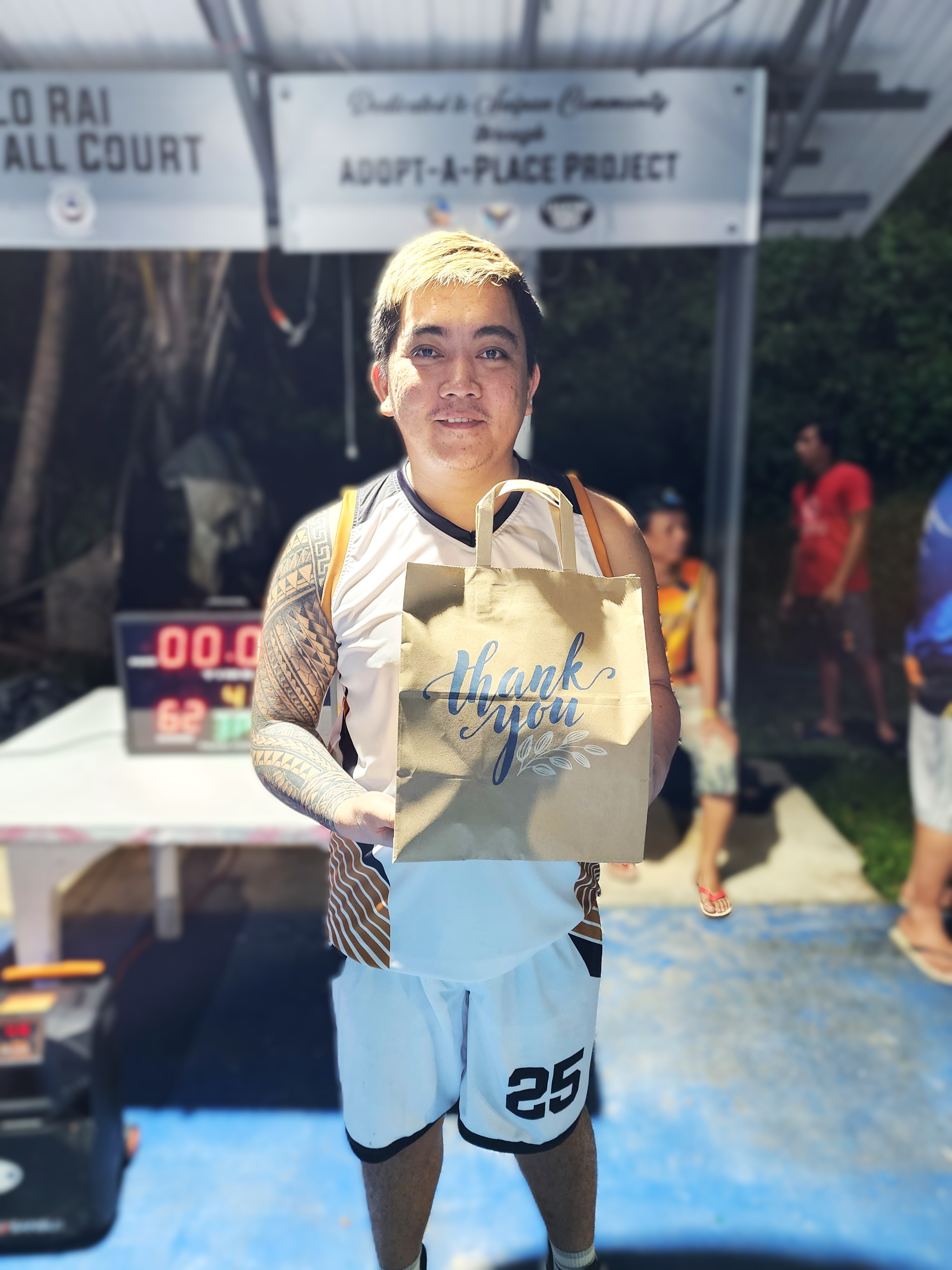 Player of the game, Tsingtao JTM's Patrick Morales.