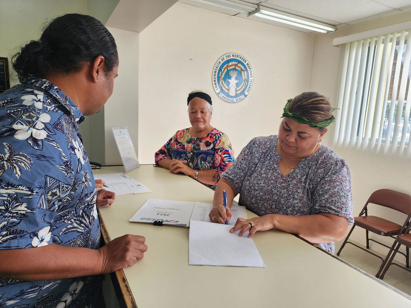 Cecilia Taitano Fitial, right, is an independent House candidate in Precinct 4.