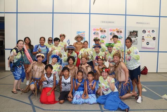 Members of the Marianas delegation at the 26th Annual Nippon Domannaka Festival on Aug. 24, 2024, in Nagoya, Japan. Led by Pacific Development Inc. Owner Gordon Marciano, far left back row, the group included dancers from the Marianas and Japan performing at the largest dance festival in central Japan.