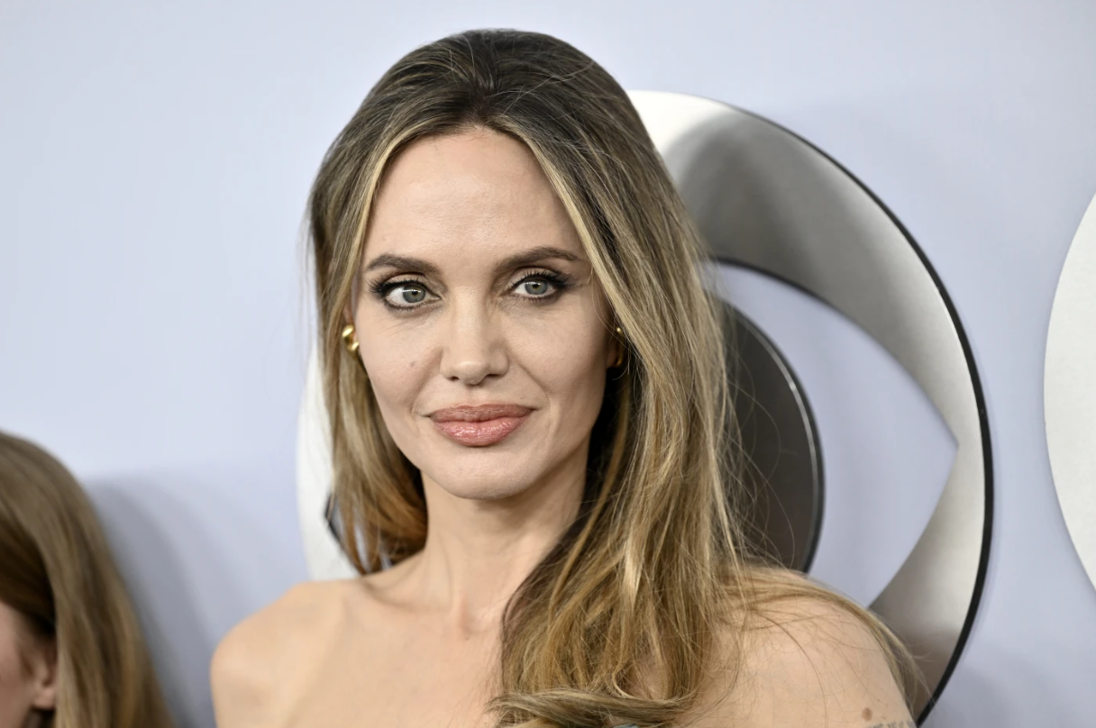 Angelina Jolie appears at the 77th Tony Awards in New York on June 16, 2024. Jolie brings opera singer Maria Callas to life in “Maria.”