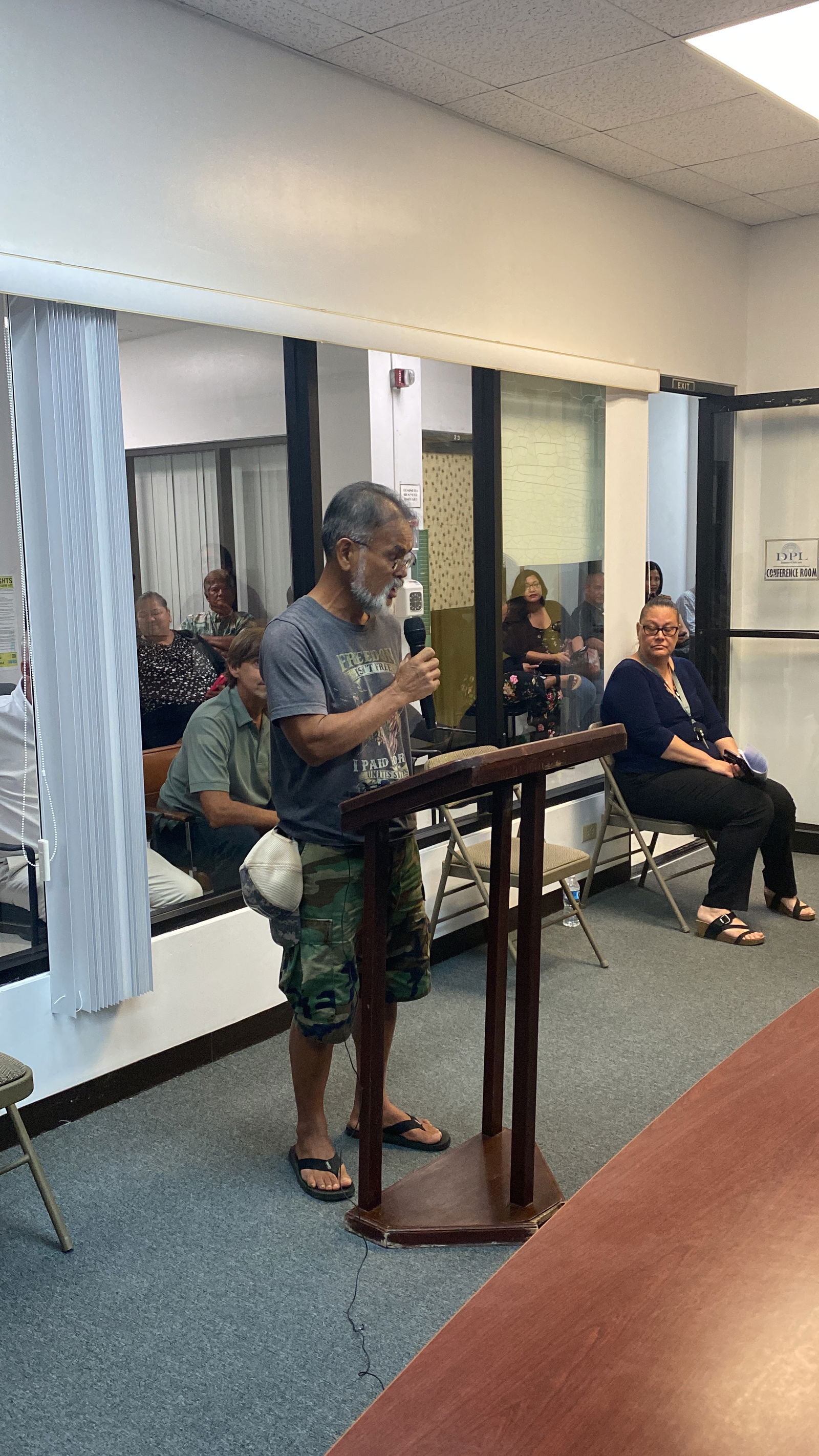 Fabian Indalecio does not support the proposed changes to the Managaha rules.