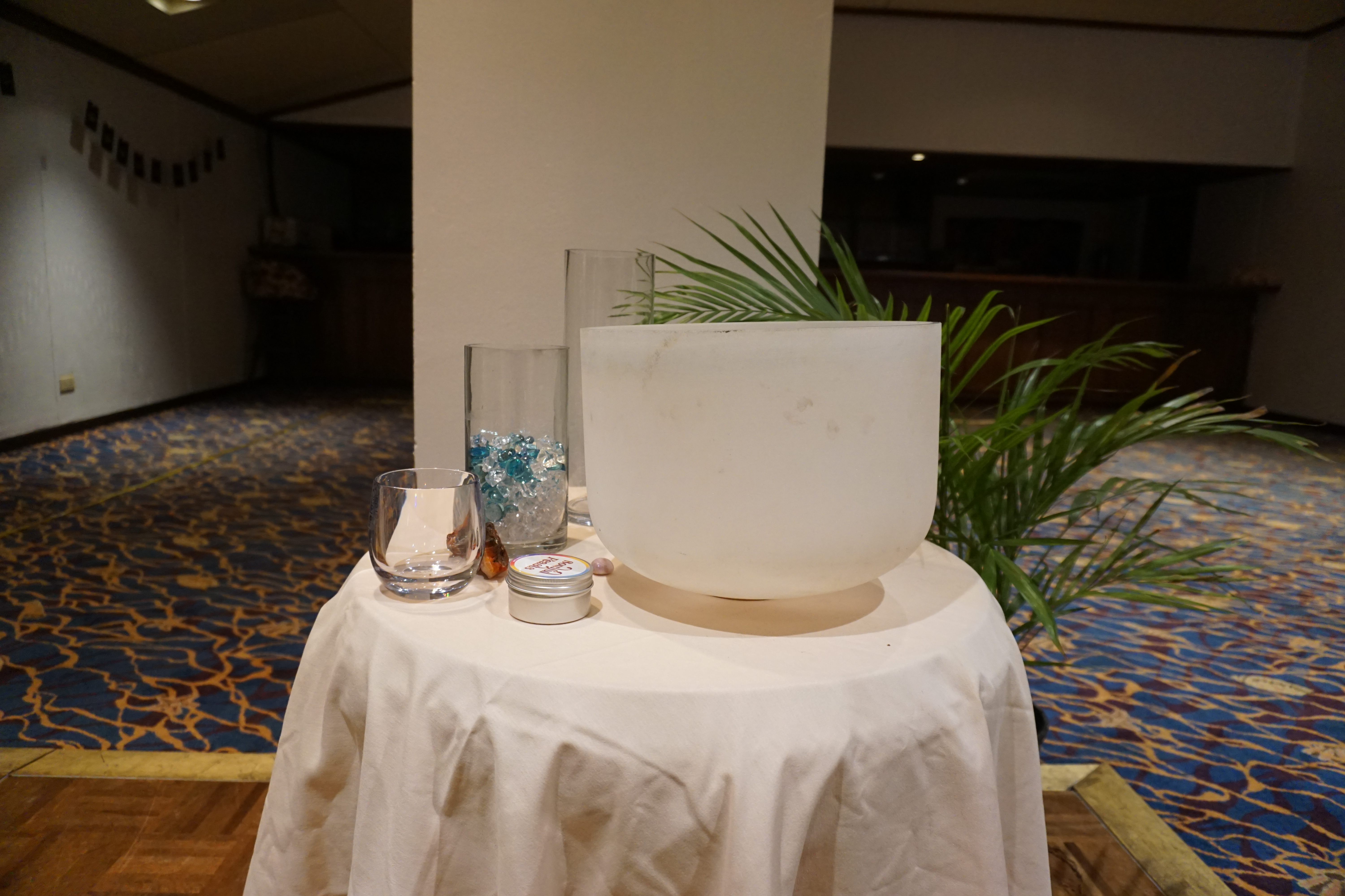 Sound baths use crystal singing bowls and other pleasant, ambient sounds to aid in healing the “mind, body, and spirit.”   