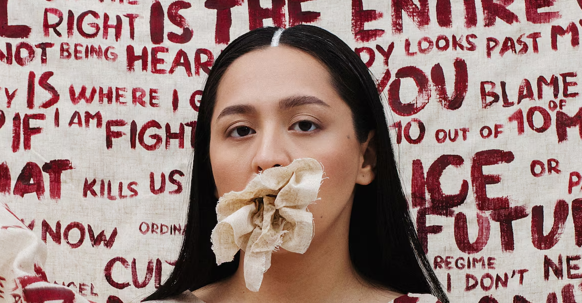 An undated handout image shows musician Manizha. 