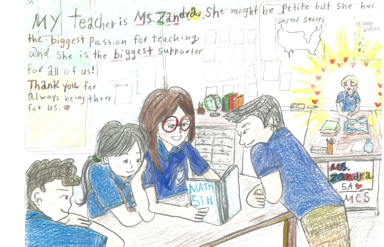 Sera Guerrero’s drawing topped last year's 5th grade division of Marianas Variety’s Draw Your Teacher contest. Marianas Variety is inviting the islands’ elementary school students to participate in this year’s Draw Your Teacher contest.  