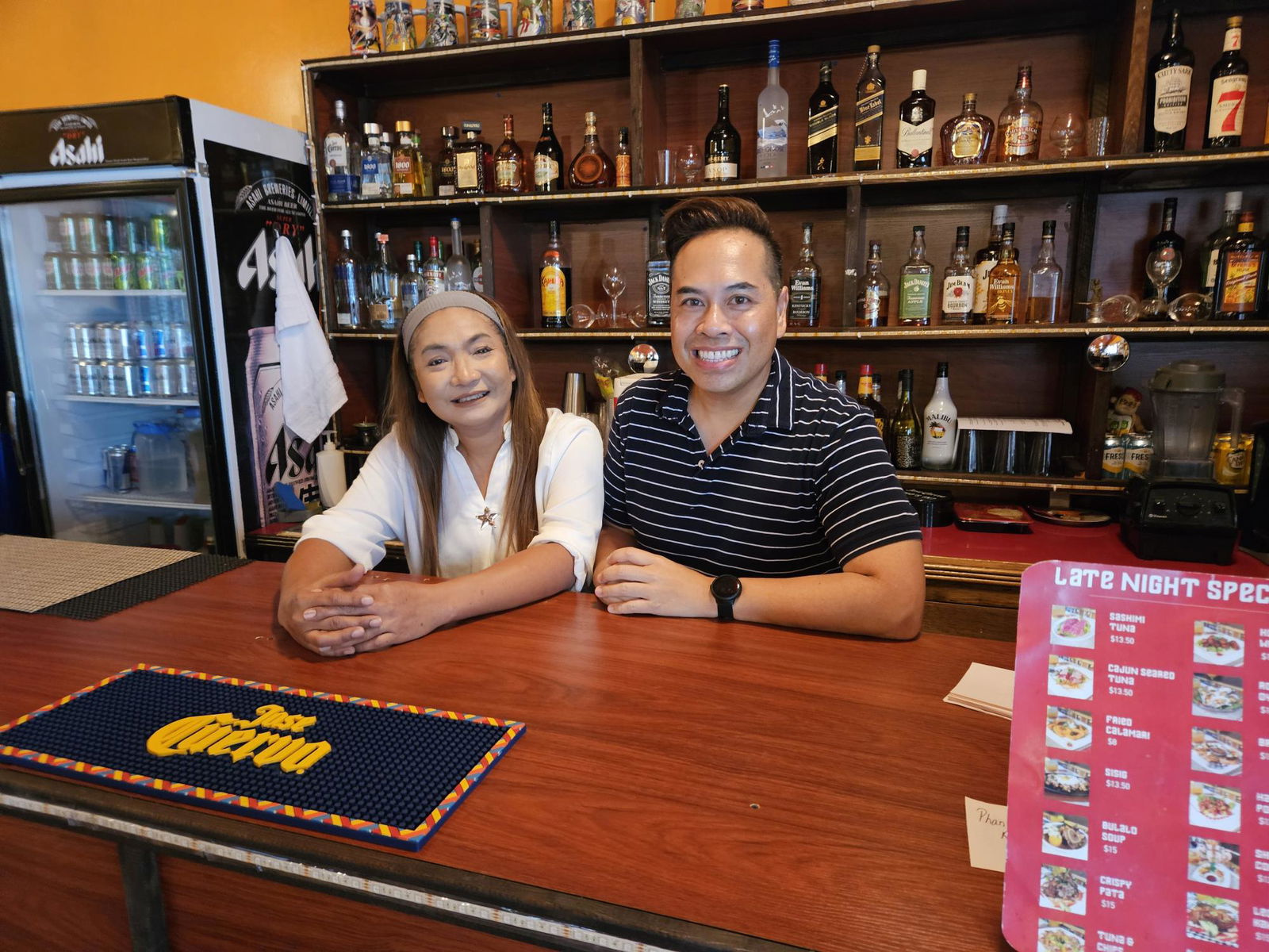 Tom Yum Restaurant owner Phannel Regan with general manager PK Phommachanh-Daigo pose for Variety.  