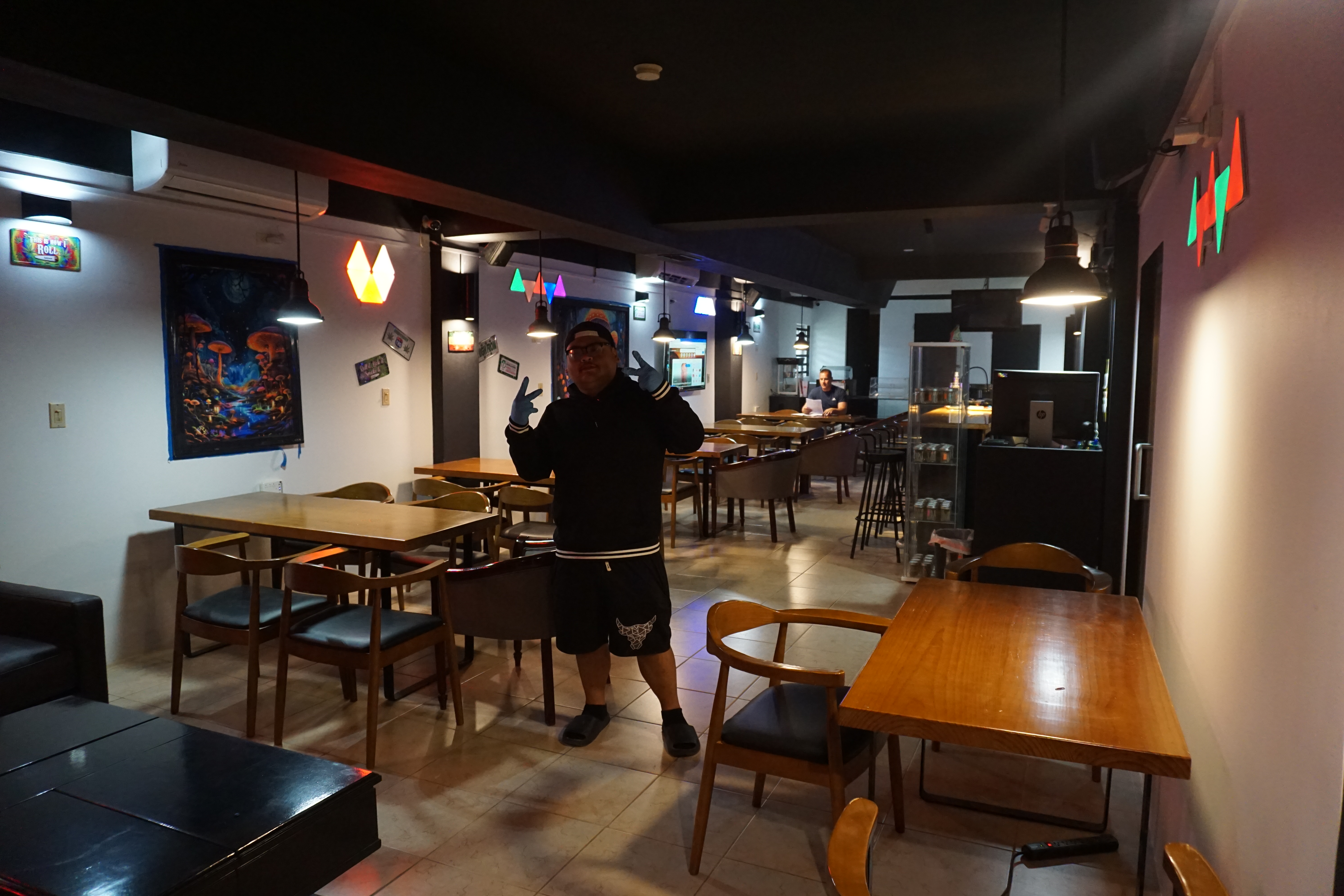 Ed Ada says hafa adai from inside 420 Lounge​.