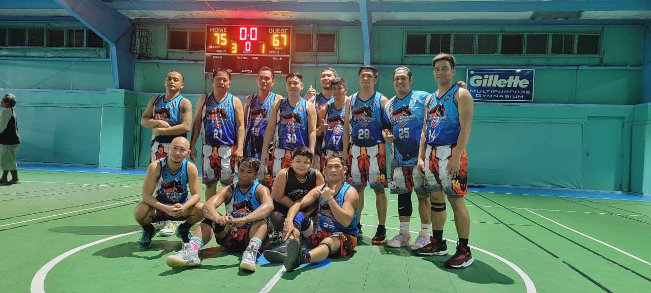 The Solid Lakay players pose for a photo after beating HBR in the Destroyers Basketball Club Friendly Games League at Tan Siu Lin Sports Center in Gualo Rai on Tuesday.