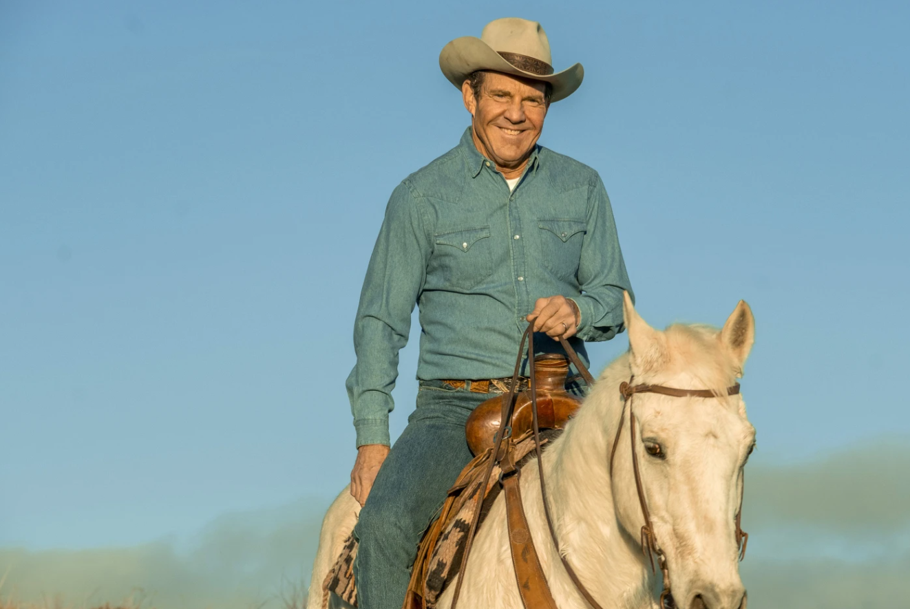 Dennis Quaid in a scene from “Reagan.”