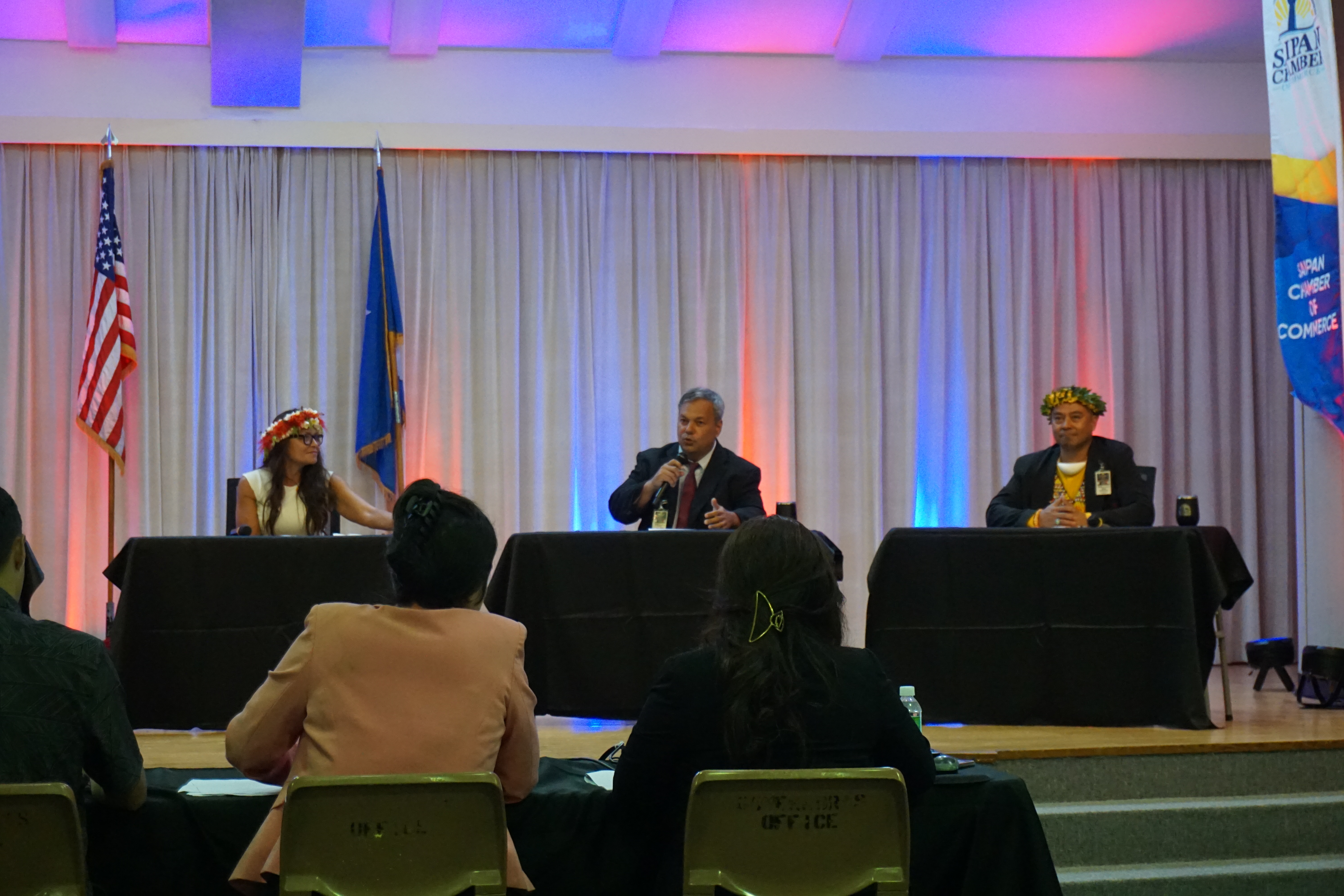 Fom left, Kimberlyn King-Hinds​, Jim Rayphand and John Gonzales.