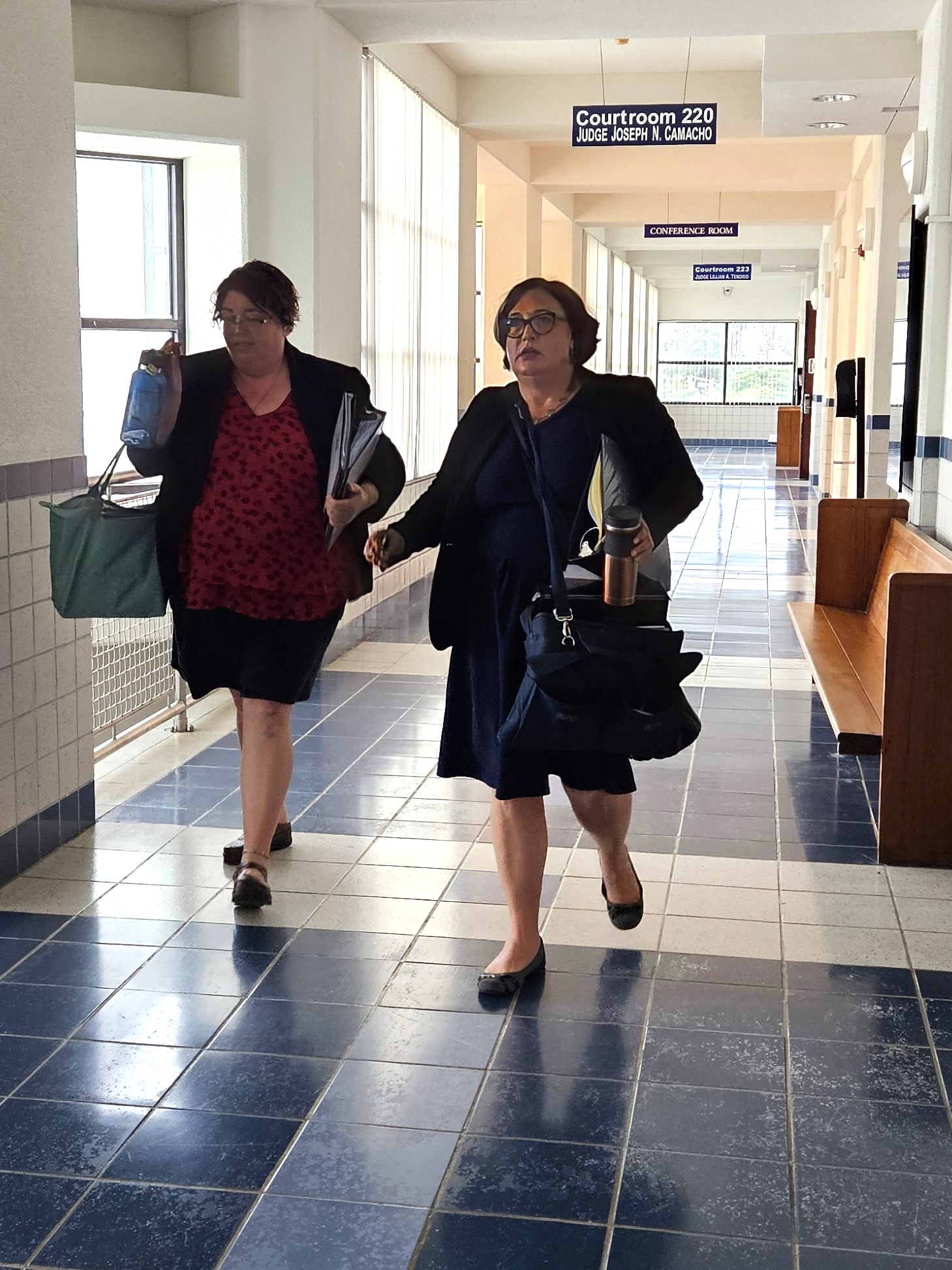 Assistant Public Defenders Karie Comstock and Charlene Brown