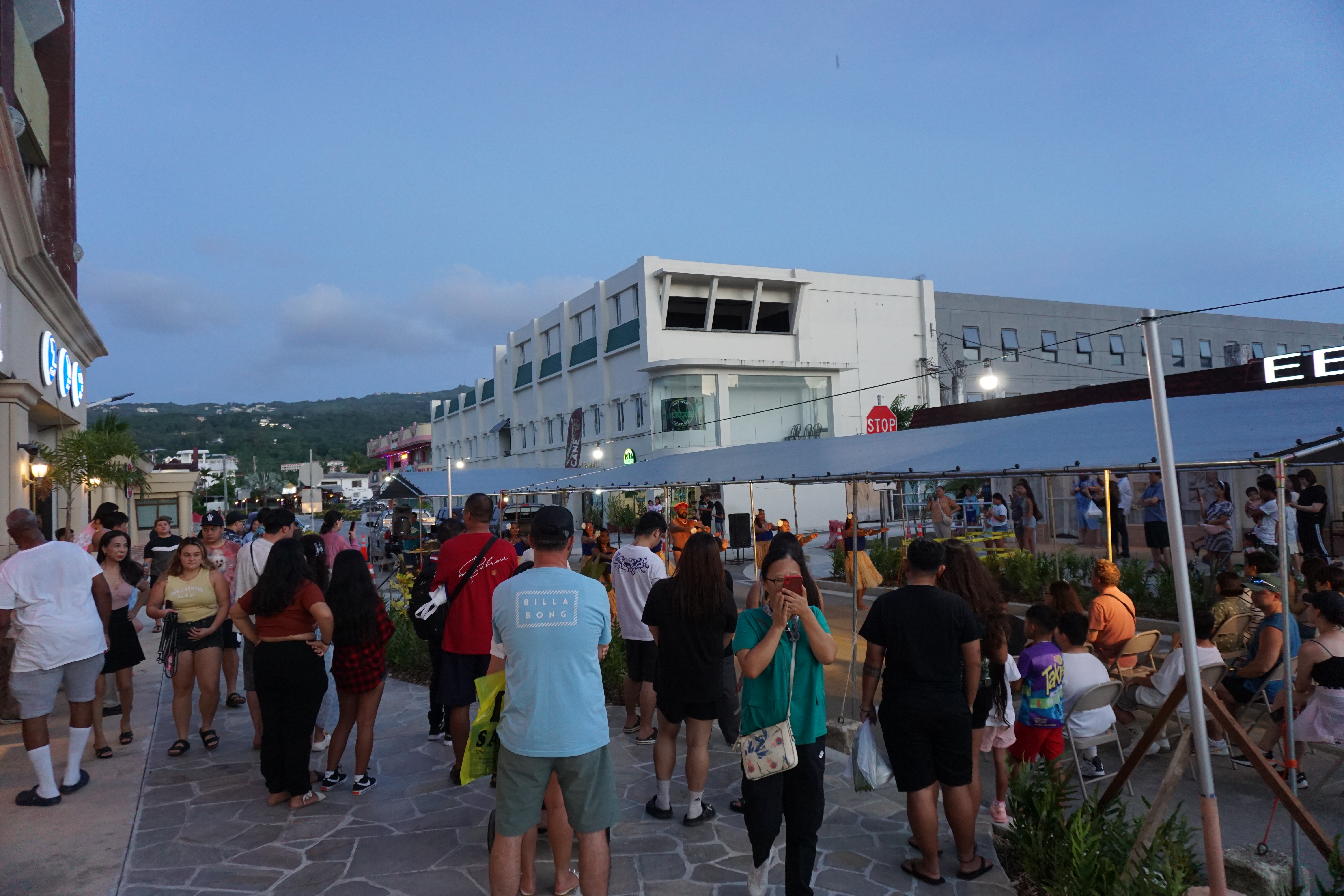 The weekly street market aims to increase foot traffic in the Garapan tourist district.