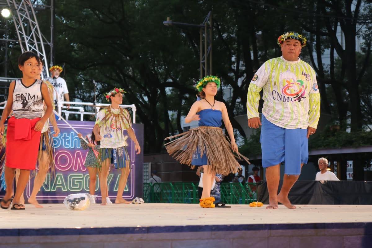 CNMI Domatsuri and Guma Famagu’on Tano’ Yan I Tasi members perform at the Nippon Domannaka Festival in Nagoya, Japan.