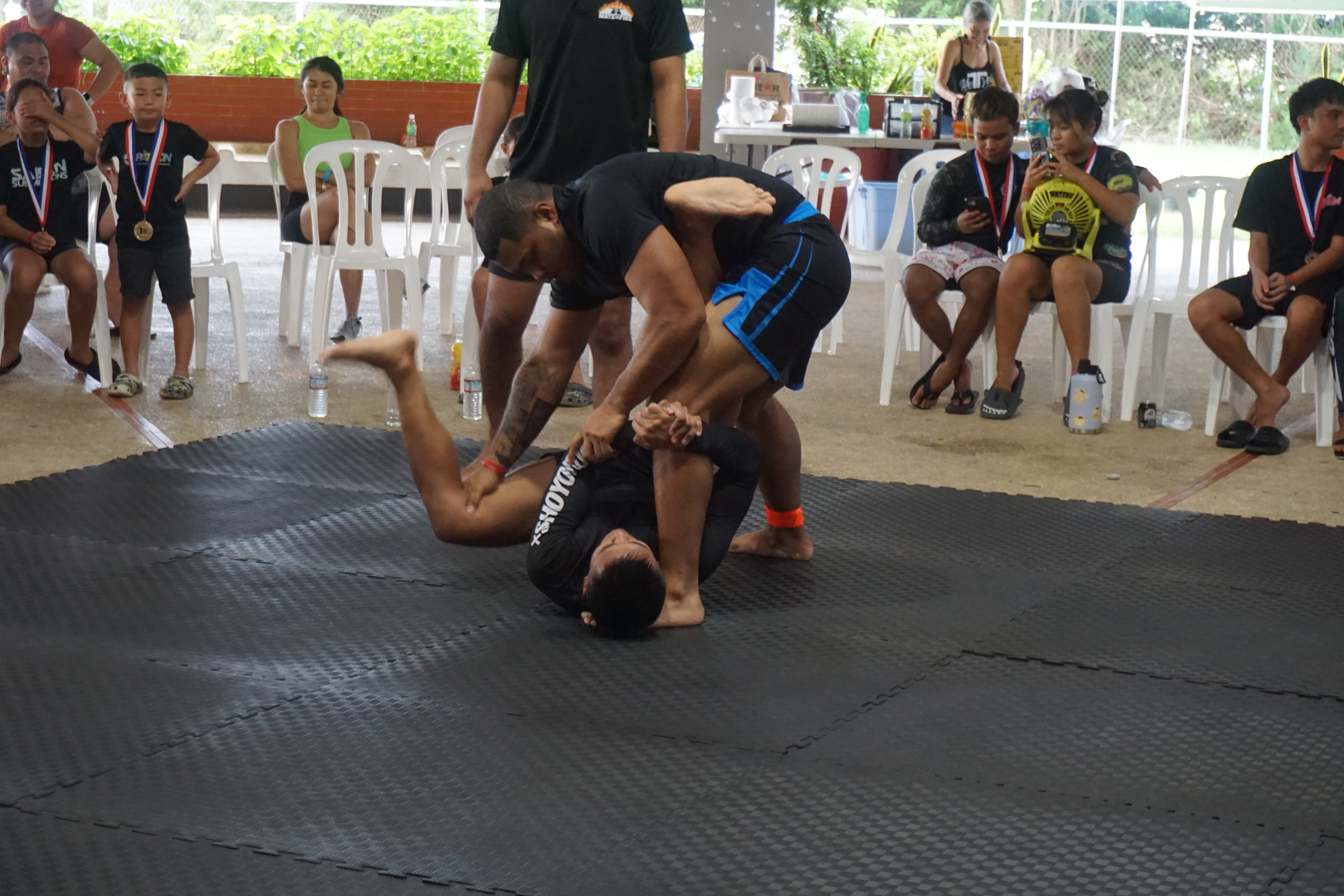 Bryan Deleon Guerrero had his work cut out of him as he faced the much larger Ryan Babauta​