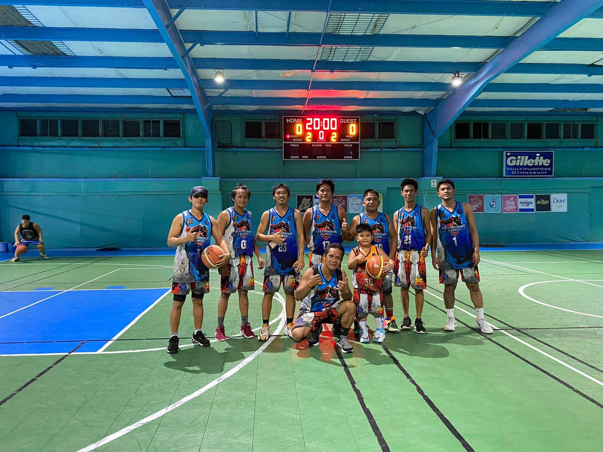 Beto players pose for a group photo after their win against HBR in the Destroyers Basketball Club Friendly Game tournament at the TSL Sports Complex on Friday.
