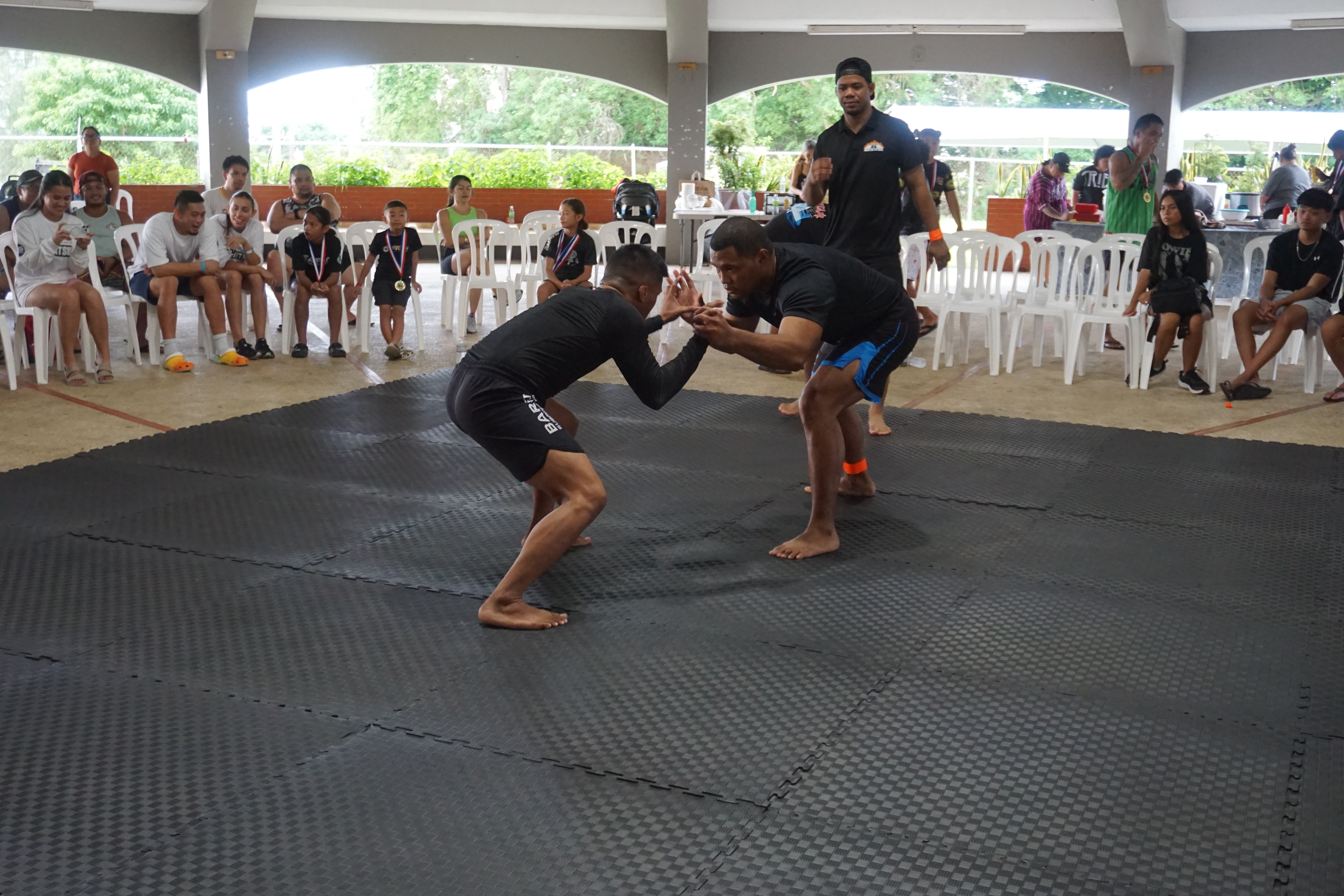 Bryan Deleon Guerrero had his work cut out of him as he faced the much larger Ryan Babauta​