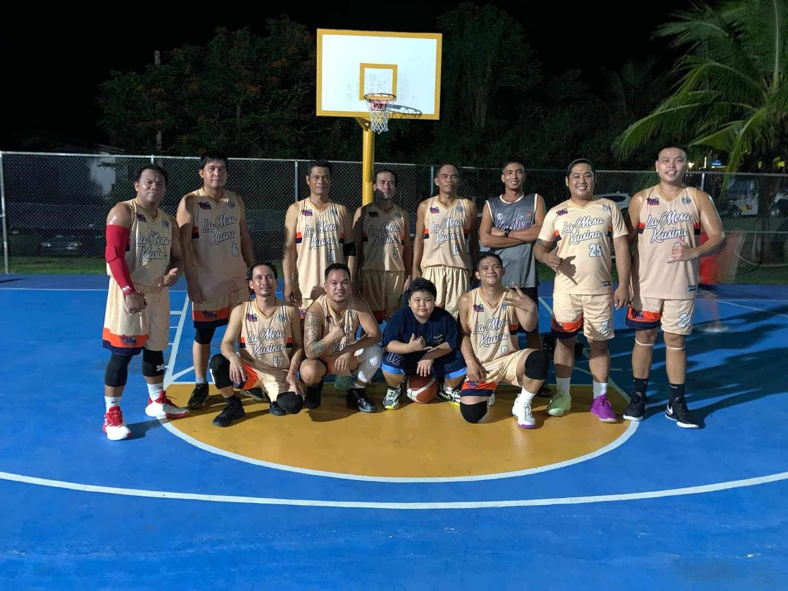 The members of team HBR pose for a photo.