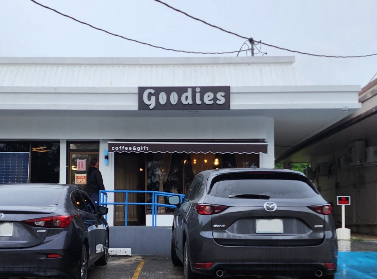 Goodies is located next to Hardt Eye Clinic on Beach Road.